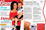Exilis v médiích, magazín Glanc